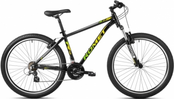 Dviratis Romet Rambler R7.0 27.5 2023 black-yellow-silver-19 / L 650b-27.5'' bikes