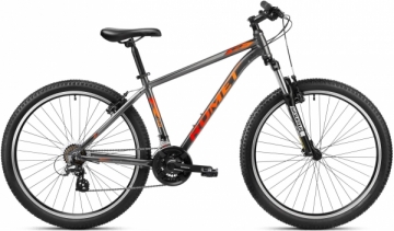 Dviratis Romet Rambler R7.0 27.5 2023 graphite-silver-red-21 / XL 650b-27.5'' bikes