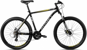 Dviratis Romet Rambler R7.1 27.5 2023 black-grey-gold-21 / XL 650B-27,5'' велосипеды