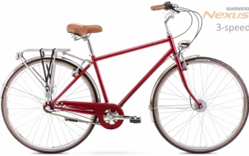 Dviratis Romet Vintage Classic M 28 Alu 2022 red-18 / M Miesto dviračiai
