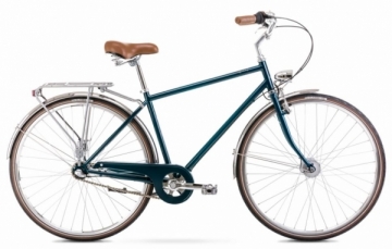 Dviratis Romet Vintage Classic M 28 Alu 2022 turquoise-20 / L Miesto dviračiai