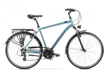 Dviratis Romet Wagant 1 28 2022 silverblue-blue-19 / M Turistiniai (ATB) dviračiai