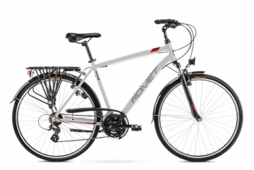 Velosipēds Romet Wagant 28 2022 silver-red-19 / M 
