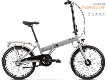Dviratis Romet Wigry Classic 20 Alu 2022 grey Folding bikes