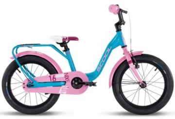 Dviratis SCOOL niXe 16 1-speed coaster-brake Aluminium ocean-pink Bikes for kids