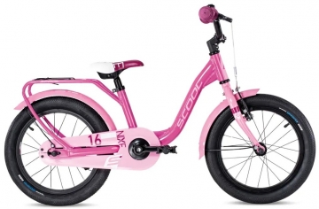 Dviratis SCOOL niXe 16 1-speed coaster-brake Aluminium pink-baby pink Велосипеды для детей