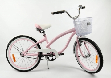 Dviratis TomaBike 20 colių, šviesiai rožinis Bikes for kids