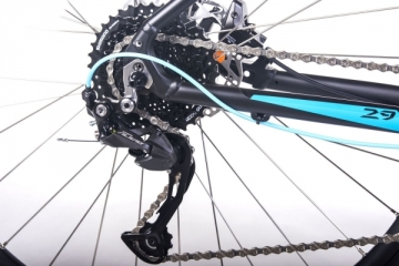 Velosipēds UNIBIKE Fusion Lady 29 2022 black-turquoise-19 29er velosipēdi