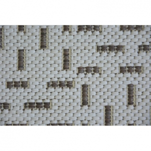 Dvispalvis sizalio kilimas FLAT Kremo / Ruda | 120x170 cm 