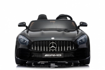 Vienvietis vaikiškas elektromobilis Mercedes-Benz GT R 4x4, juodas lakuotas