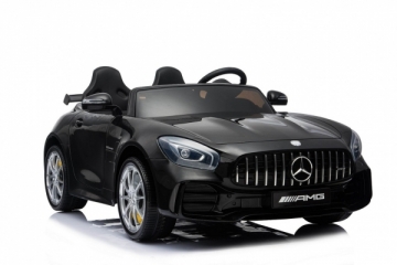 Vienvietis elektromobilis Mercedes-Benz GT R 4x4, juodas lakuotas