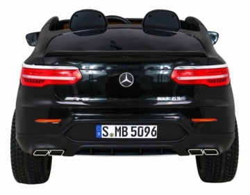 Dvivietis elektromobilis Mercedes GLC 63S, juodas
