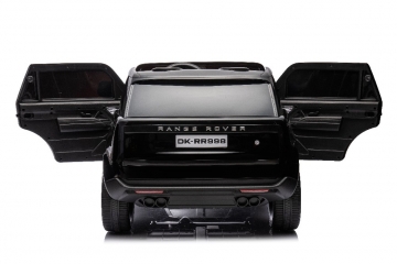 Dvivietis elektromobilis Range Rover DK-RR998, juodai lakuotas