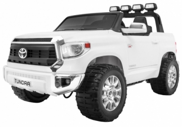 Dvivietis elektromobilis Toyota Tundra XXl, baltas Cars for kids