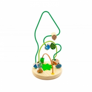 Edukacinis medinis labirintas Educational toys