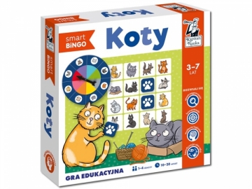 Edukacinis žaidimas – Kačių Bingo Stalo žaidimai vaikams