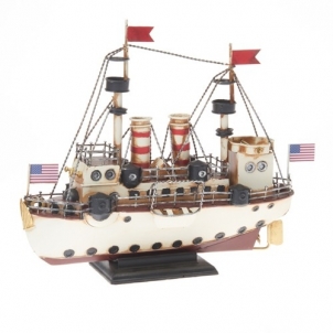 Ekskliuzyvinis metalinis laivo modelis 905441 Rf-Collection Dampfer USA, ca. 34 x 12,5 Kuģu un laivu bērniem