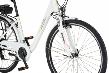 Elektrinis dviratis Ecobike Trafik 28 white-10.4Ah