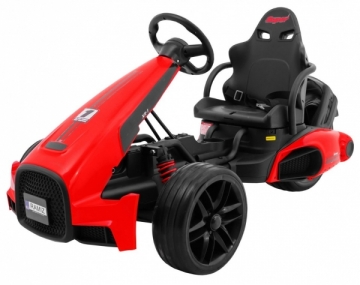 Elektrinis kartingas Bolide XR-1, raudonas Cars for kids