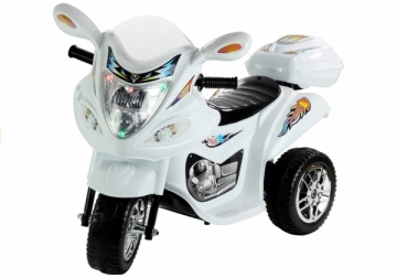 Elektrinis motociklas "BJX-88", baltas