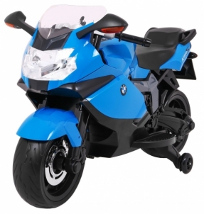 Elektrinis motociklas BMW K1300S, mėlynas Elektriniai automobiliai vaikams