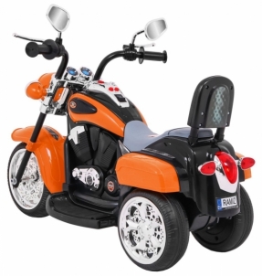 Elektrinis motociklas Chopper NightBike, oranžinis
