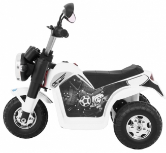 Elektrinis motociklas MiniBike, baltas