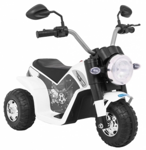 Elektrinis motociklas MiniBike, baltas