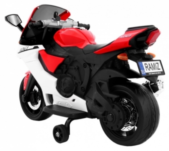 Elektrinis motociklas R1 Superbike, raudonas