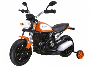 Elektrinis motociklas „Street BOB“, oranžinis Bērnu elektromobīļi