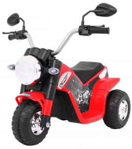 Elektrinis triratis motociklas Minibike, raudonas Bērnu elektromobīļi
