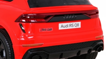 Elektromobilis Audi RS Q8 raudonas