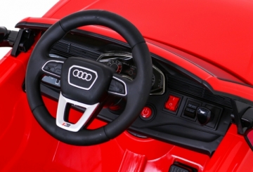 Elektromobilis Audi RS Q8 raudonas