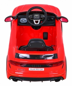 Elektromobilis "Audi RS Q8", raudonas