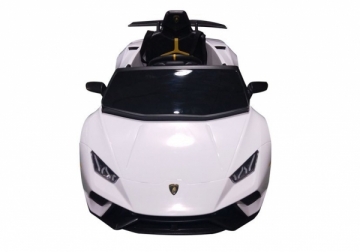 Elektromobilis "Lamborghini Huracan", baltas