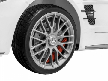 Elektromobilis Mercedes SL65 AMG, raudonas