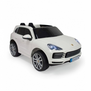 Elektromobilis Porsche Cayenne S, baltas Bērnu elektromobīļi