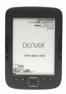 Elektroninė knygų skaityklė Denver EBO-610L black
