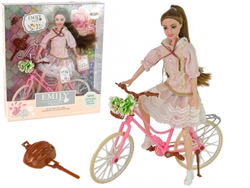 Emily lėlė su dviračiu Izglītojošās rotaļlietas