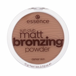 Essence Sun Club Matt Bronzing Powder Cosmetic 15g 02 Sunny Pūderi sejai