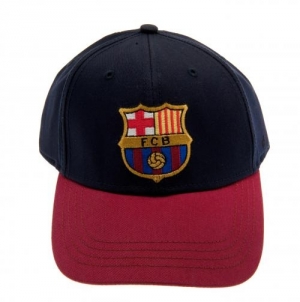 F.C. Barcelona kepurėlė su snapeliu (Juoda su raudona)