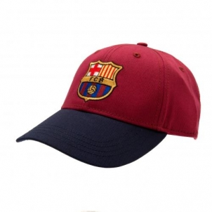 F.C. Barcelona kepurėlė su snapeliu (Raudona su mėlyna)