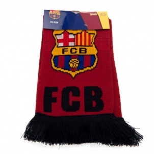 F.C. Barcelona šalikas (Raudonas su juodu užrašu)