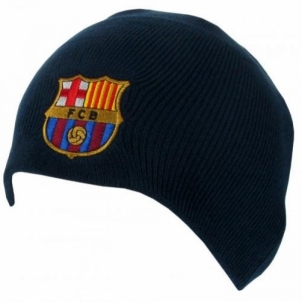 F.C. Barcelona žieminė kepurė (Tamsiai mėlyna)