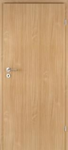 Foiled door leaf INVADO Norma1 D90 oak (B224) without key hole