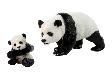Figūrėlių rinkinys - Panda su mažyliu