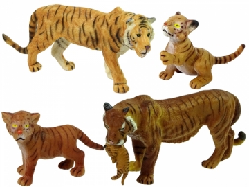 Figūrėlių rinkinys: Afrikos gyvūnai (dramblys, tigras) Gyvūnų figūrėlės