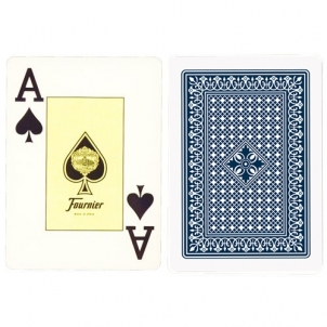 Fournier 818 pokerio kortos (Mėlyna) Kārtis, pokera čipi un komplekti