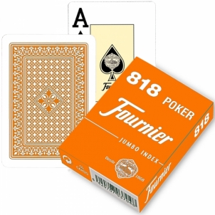 Fournier 818 pokerio kortos (Orandžinė)