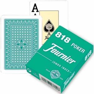 Fournier 818 pokerio kortos (Žalia)